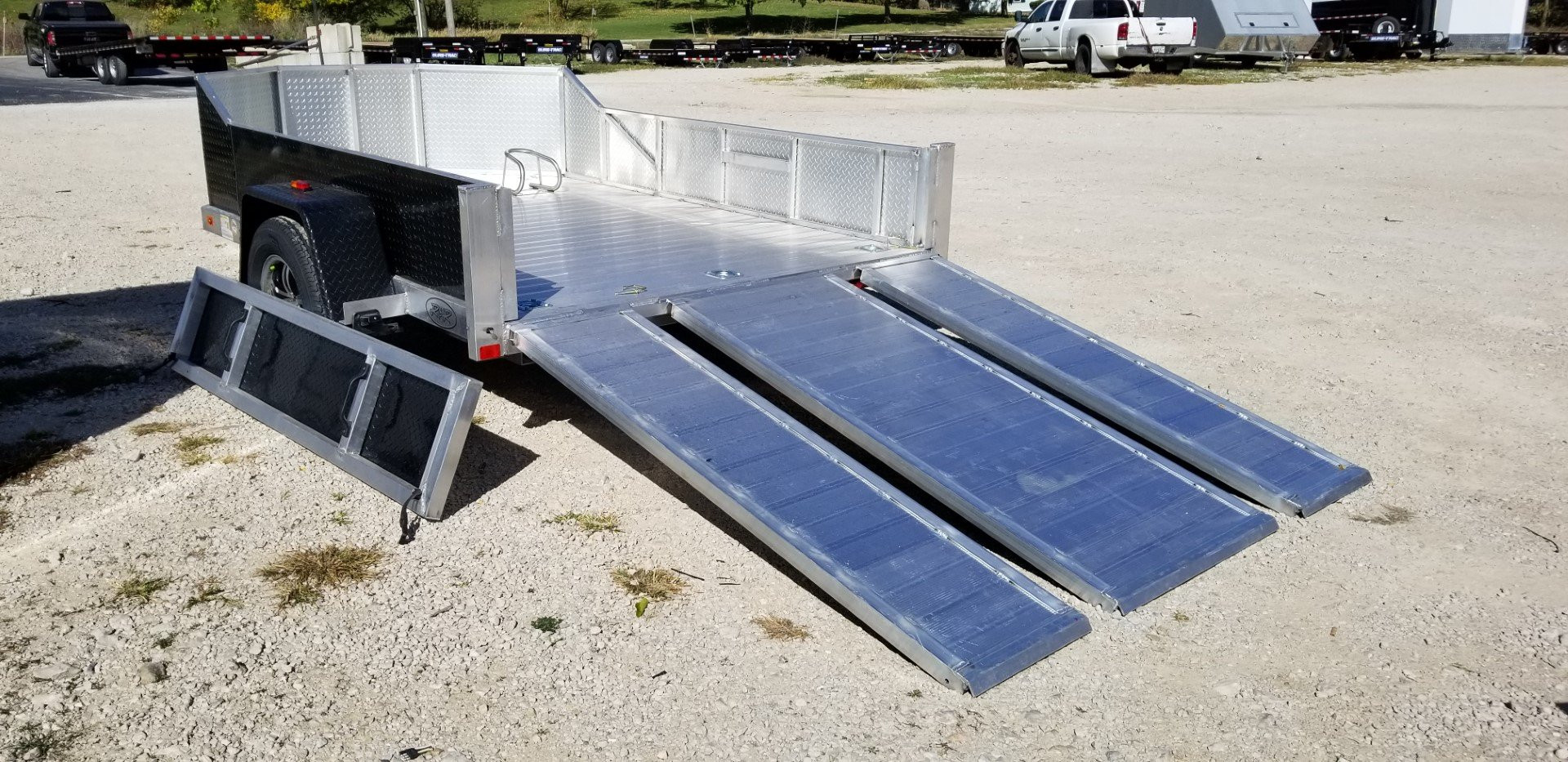 New 2025 R&R OMC Series OMC3 , ATP Merge Motorcycle Trailer