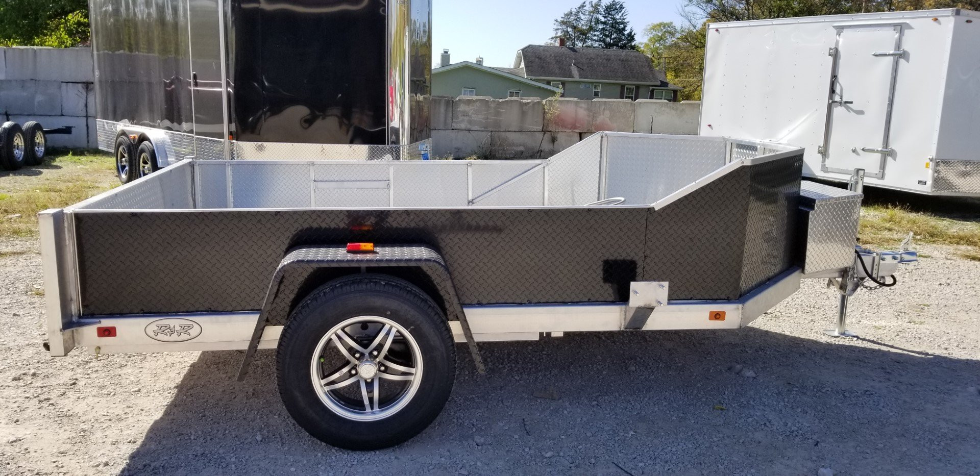 New 2025 R&R OMC Series OMC3 , ATP Merge Motorcycle Trailer