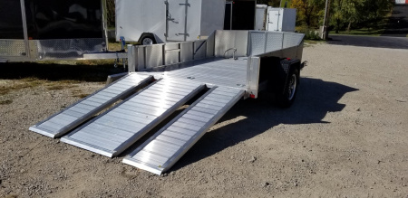 New 2025 R&R OMC Series OMC3 , ATP Merge Motorcycle Trailer