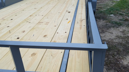 New 2025 MEB 82" x 18 ATV Trailer w/Side Load and Rear Ramps Utility Trailer