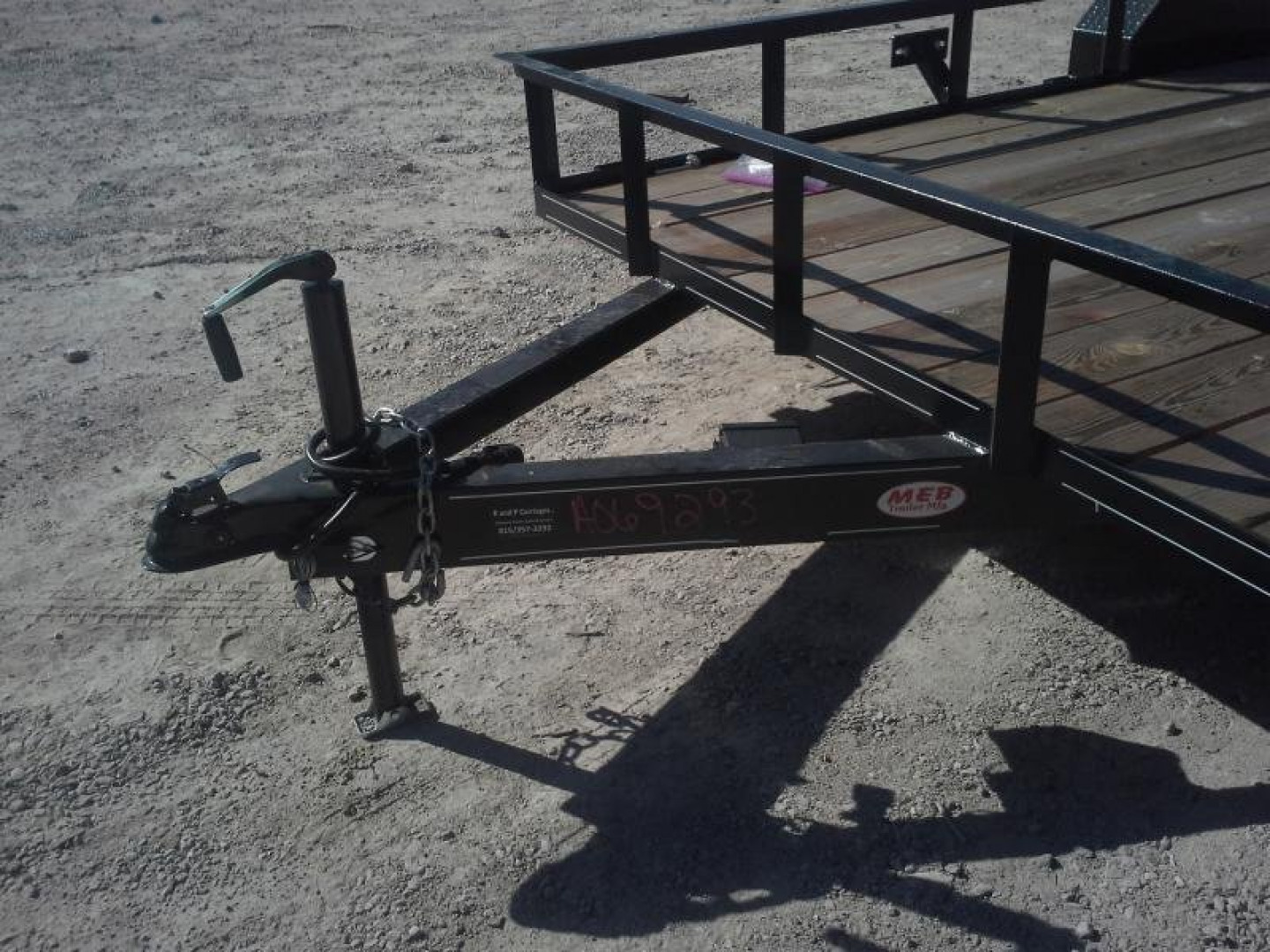 New 2025 MEB 77 x16 Utility Trailer wRamp Gate Utility Trailer