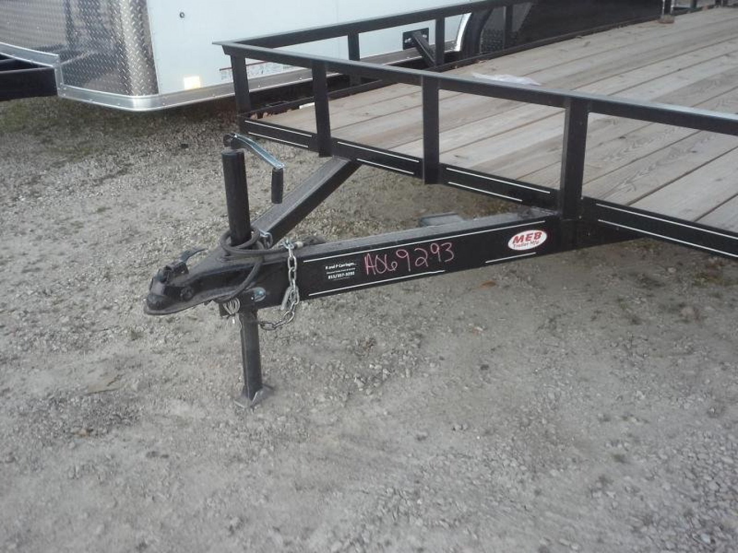 New 2025 MEB 77 x16 Utility Trailer wRamp Gate Utility Trailer