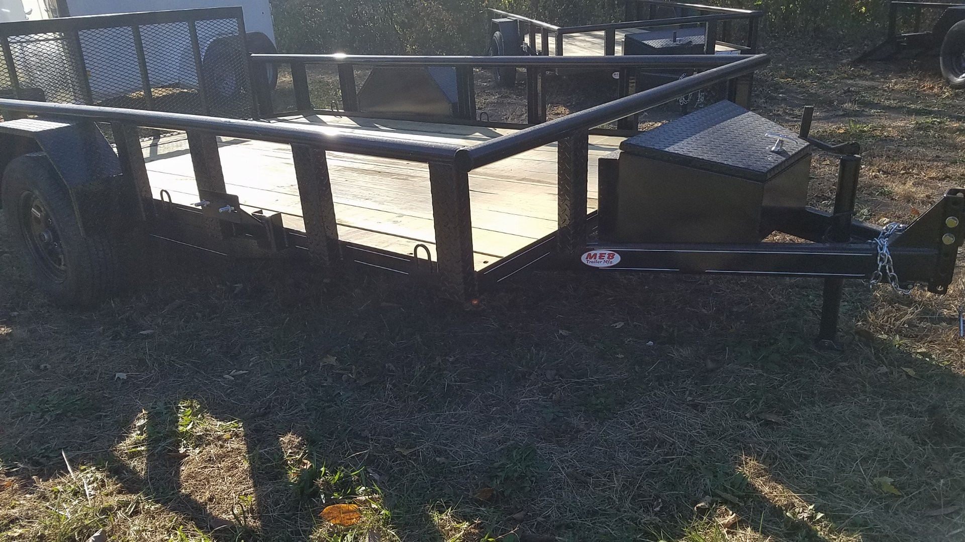 New 2025 MEB 6.4x12 Piperail Utility Trailer w/Ramp Utility Trailer