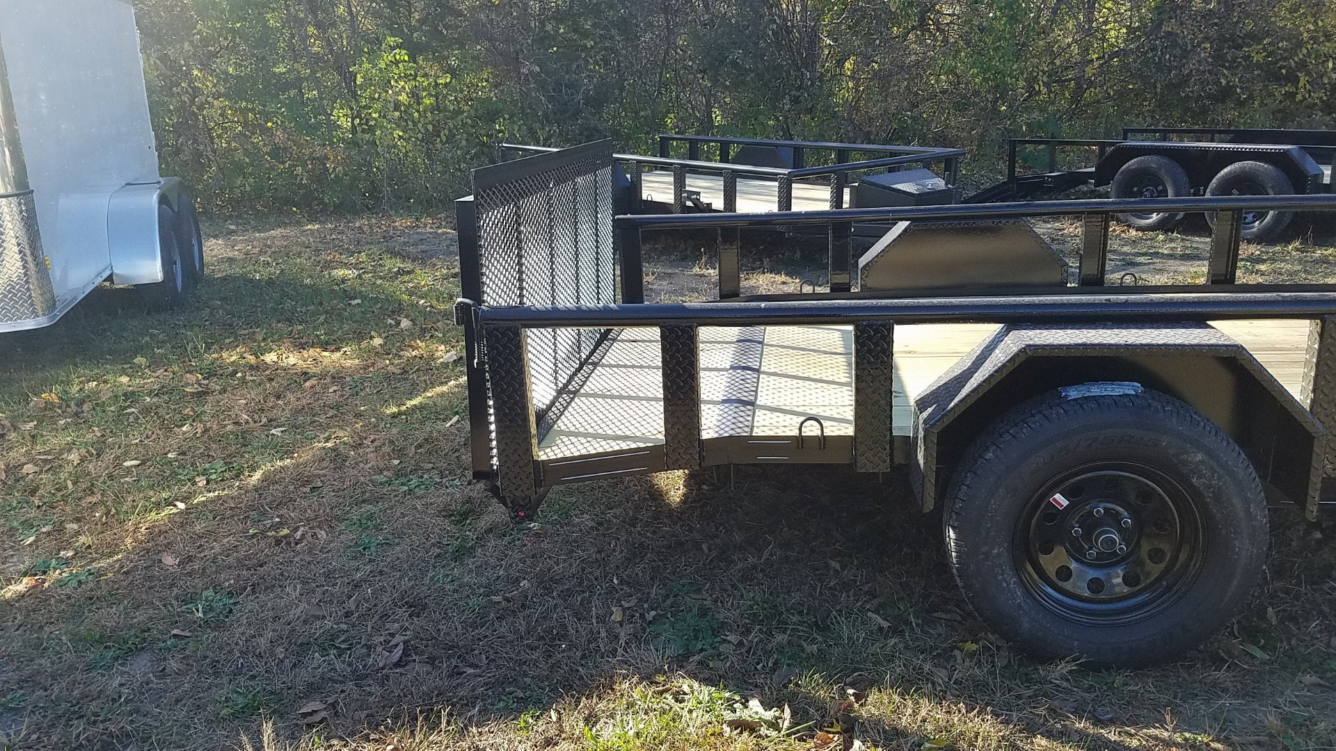 New 2025 MEB 6.4x12 Piperail Utility Trailer w/Ramp Utility Trailer