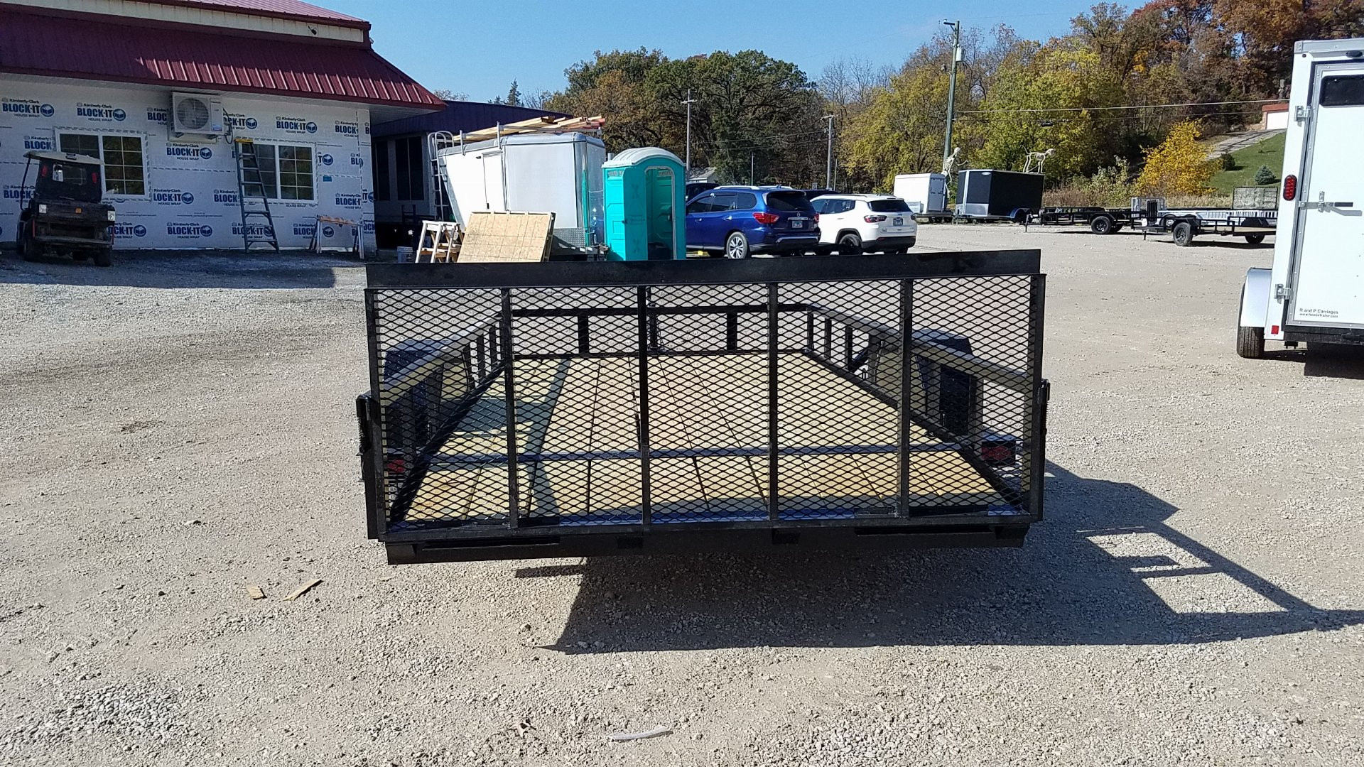 New 2025 OTHER 6.4x12 Angle Iron Utility Trailer w/Gate Utility Trailer