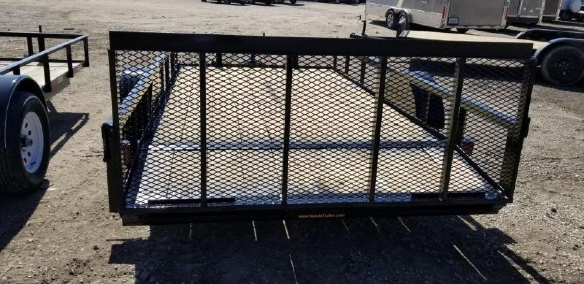 New 2025 OTHER 6.4x12 Angle Iron Utility Trailer w/Gate Utility Trailer