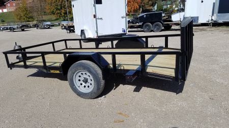 New 2025 OTHER 6.4x12 Angle Iron Utility Trailer w/Gate Utility Trailer