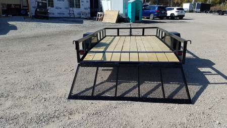 New 2025 OTHER 6.4x12 Angle Iron Utility Trailer w/Gate Utility Trailer
