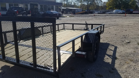 New 2025 OTHER 6.4x12 Angle Iron Utility Trailer w/Gate Utility Trailer