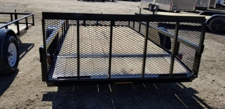 New 2025 OTHER 6.4x12 Angle Iron Utility Trailer w/Gate Utility Trailer