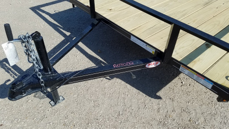 New 2025 OTHER 6.4x12 Angle Iron Utility Trailer w/Gate Utility Trailer