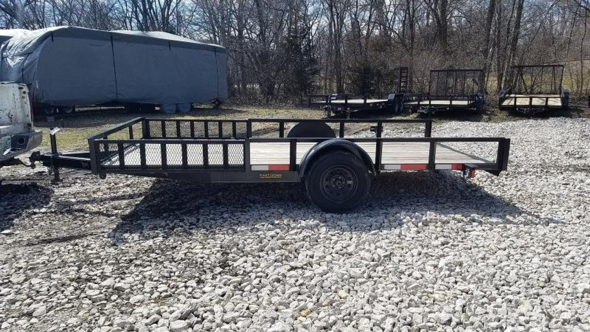 New 2025 MEB 83" x14 ATV/Utility Trailer w/' Side Ramps