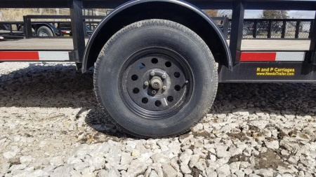 New 2025 MEB 83" x14 ATV/Utility Trailer w/' Side Ramps