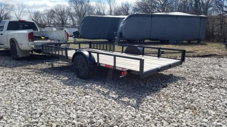 New 2025 MEB 83" x14 ATV/Utility Trailer w/' Side Ramps