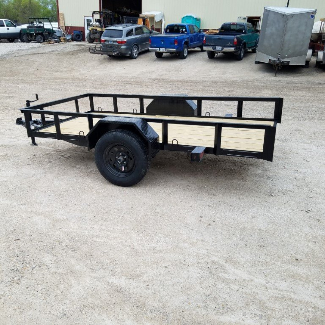 New 2024 MEB 5x10 Angle IronTilt Utility Trailer