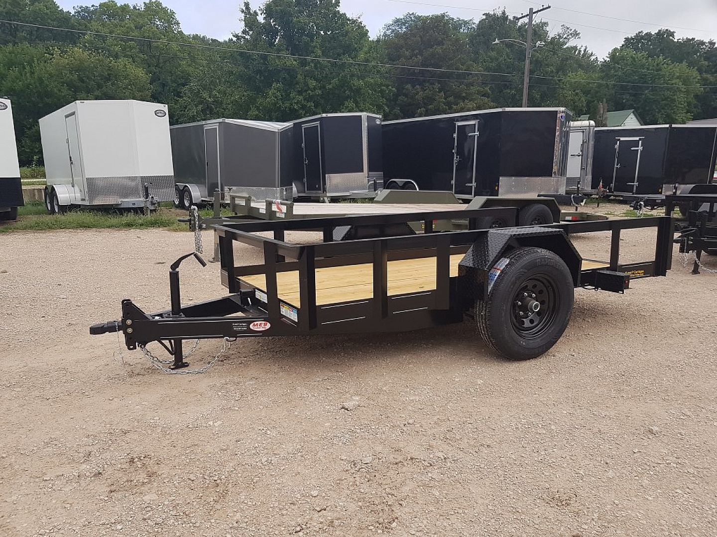 New 2025 MEB 5x10 Tilt Manlift Tilt Trailer 5K