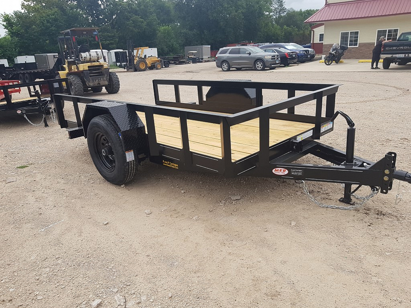 New 2025 MEB 5x10 Tilt Manlift Tilt Trailer 5K