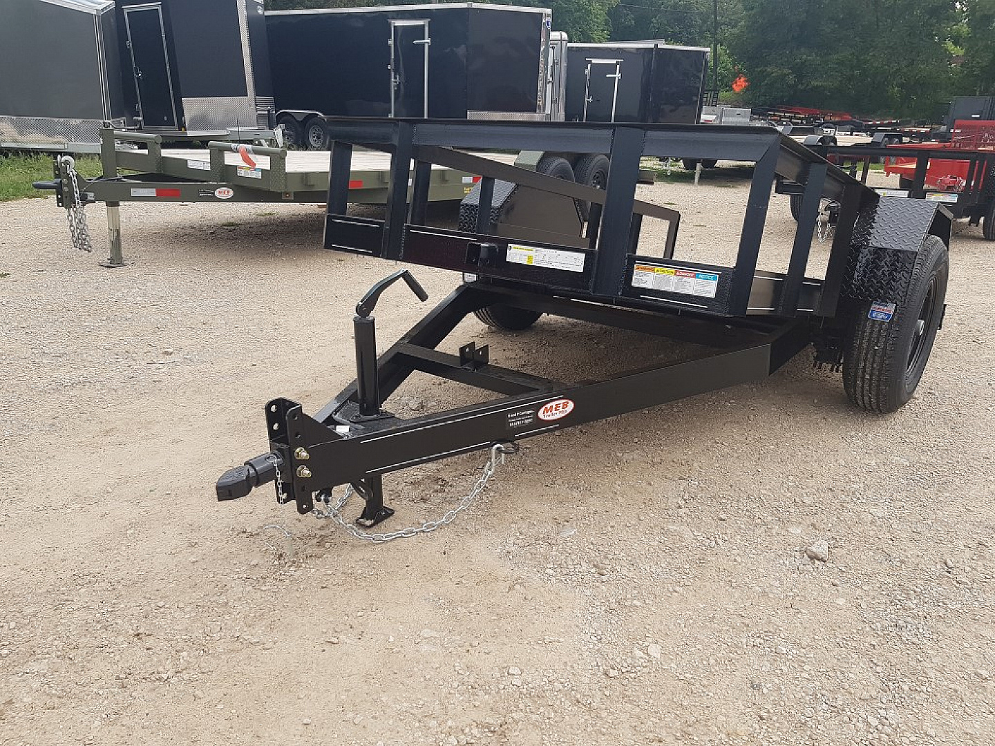 New 2025 MEB 5x10 Tilt Manlift Tilt Trailer 5K