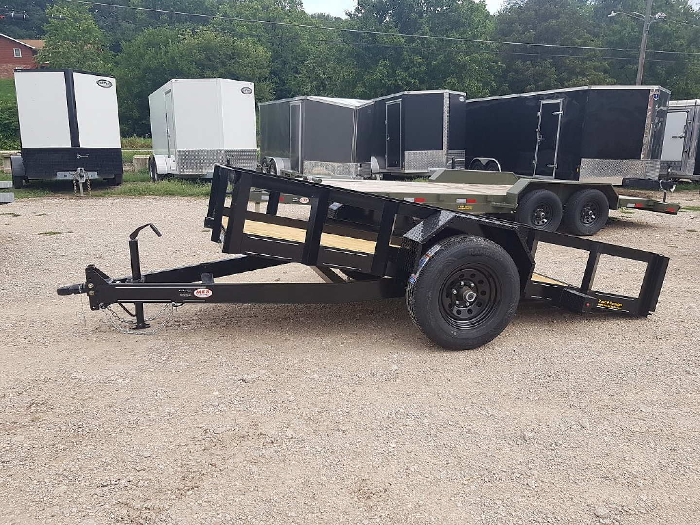 New 2025 MEB 5x10 Tilt Manlift Tilt Trailer 5K