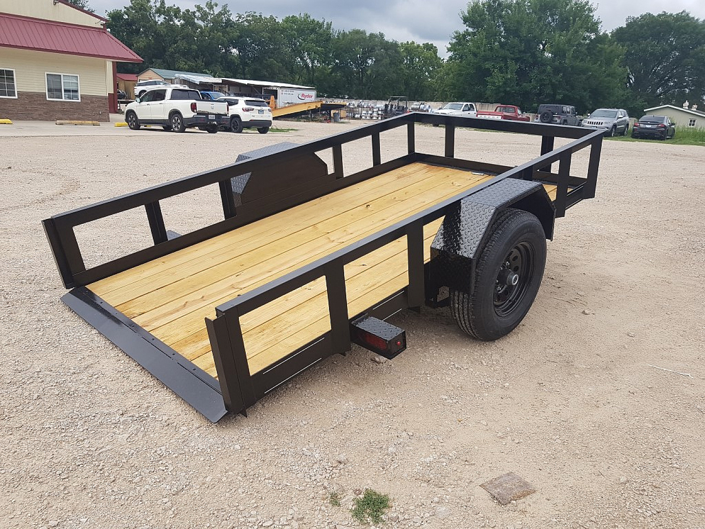 New 2025 MEB 5x10 Tilt Manlift Tilt Trailer 5K