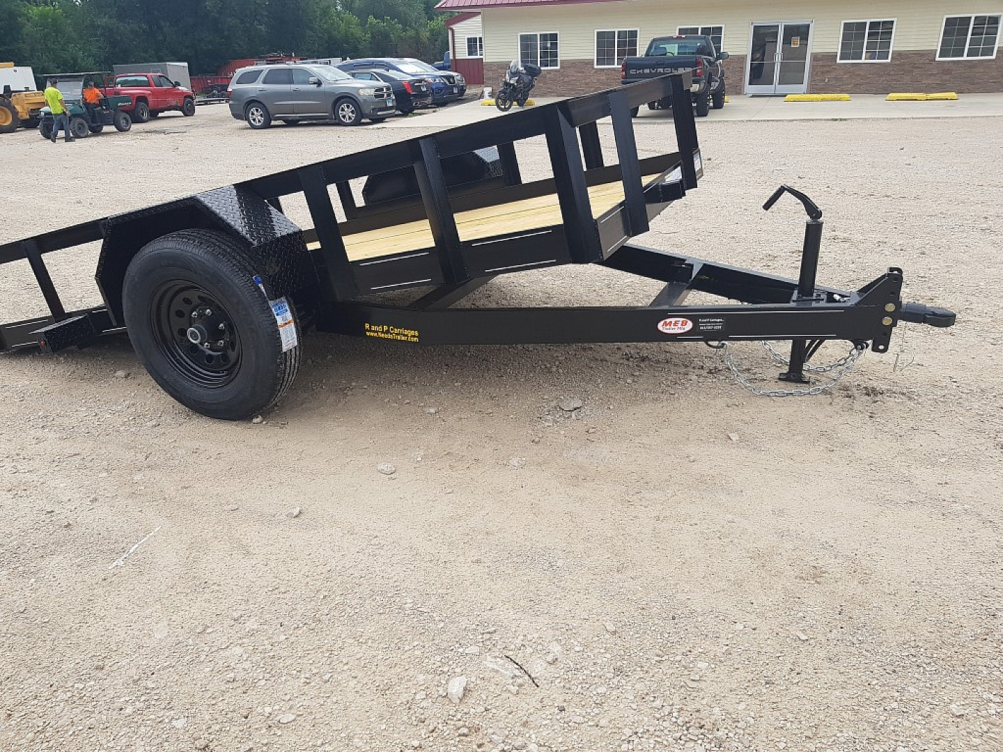 New 2025 MEB 5x10 Tilt Manlift Tilt Trailer 5K