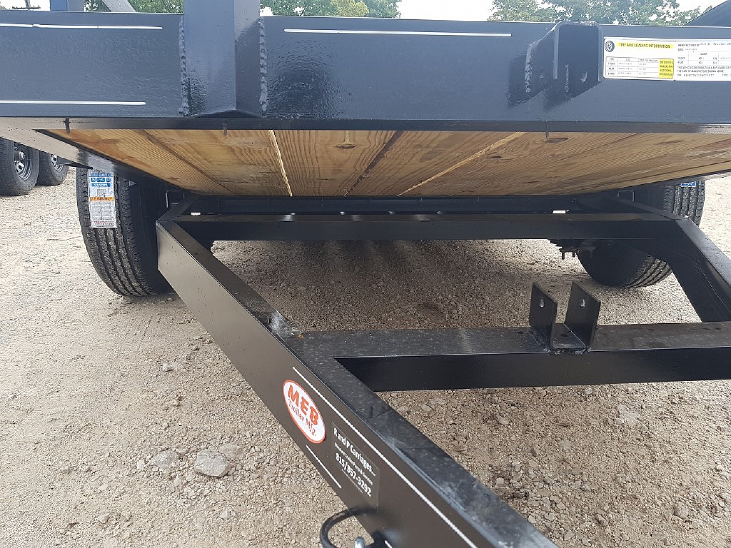New 2025 MEB 5x10 Tilt Manlift Tilt Trailer 5K