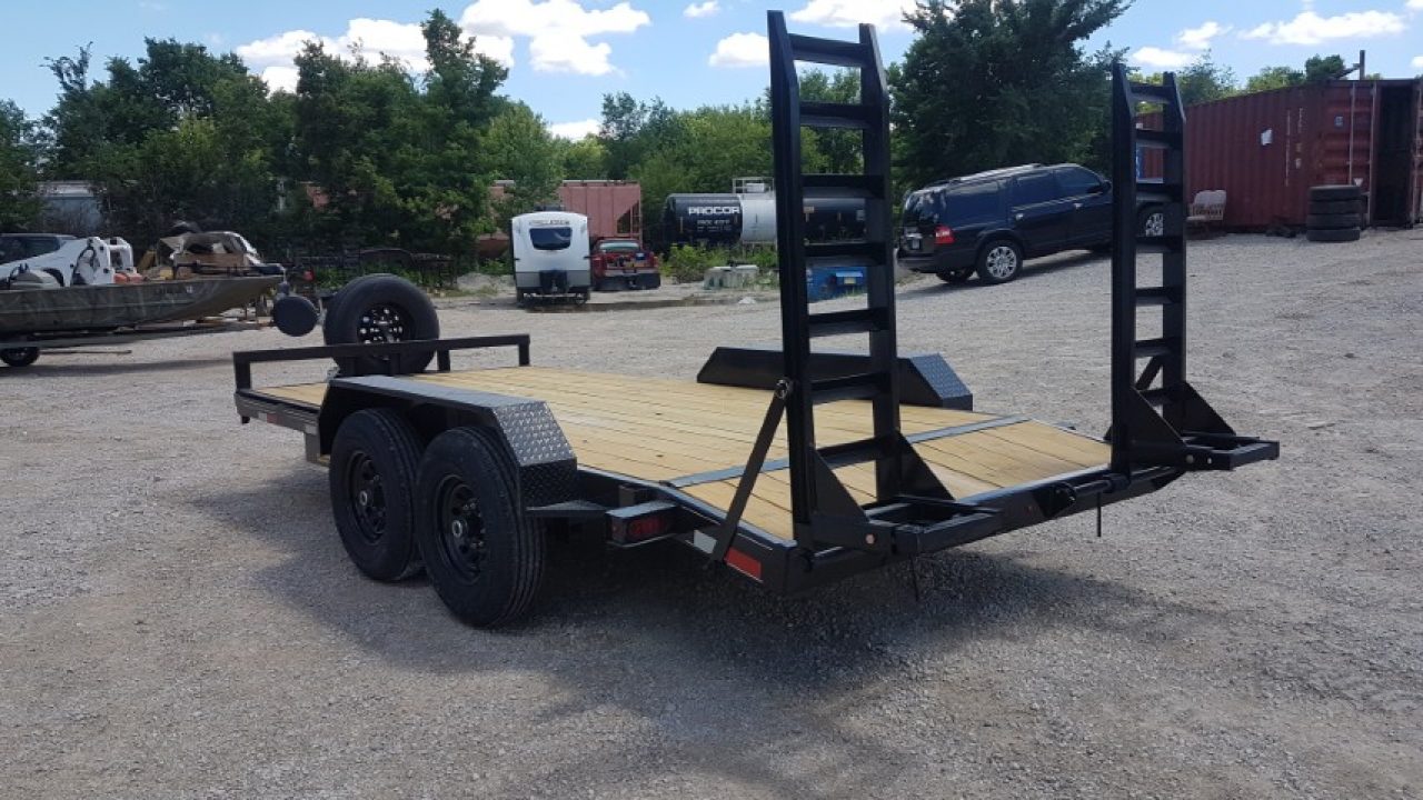 New 2026 MEB 7x16 Implement 14K Equipment Trailer