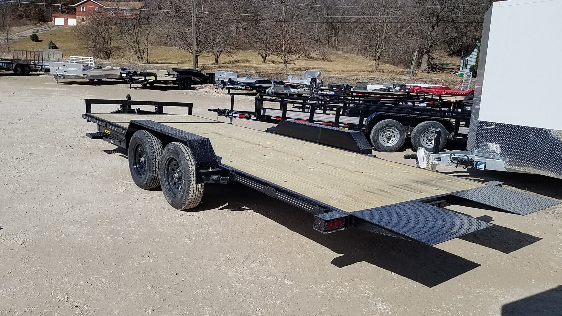New 2025 MEB 18+4 Tilt Bed Equipment Trailer 7K
