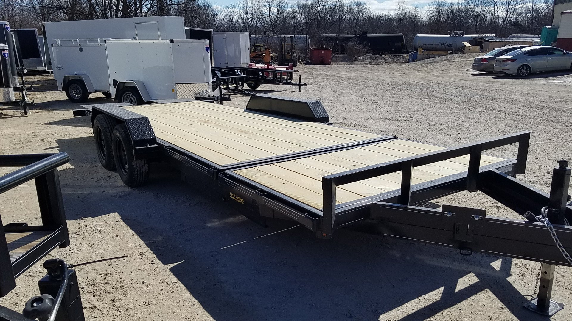 New 2025 MEB 18+4 Tilt Bed Equipment Trailer 7K