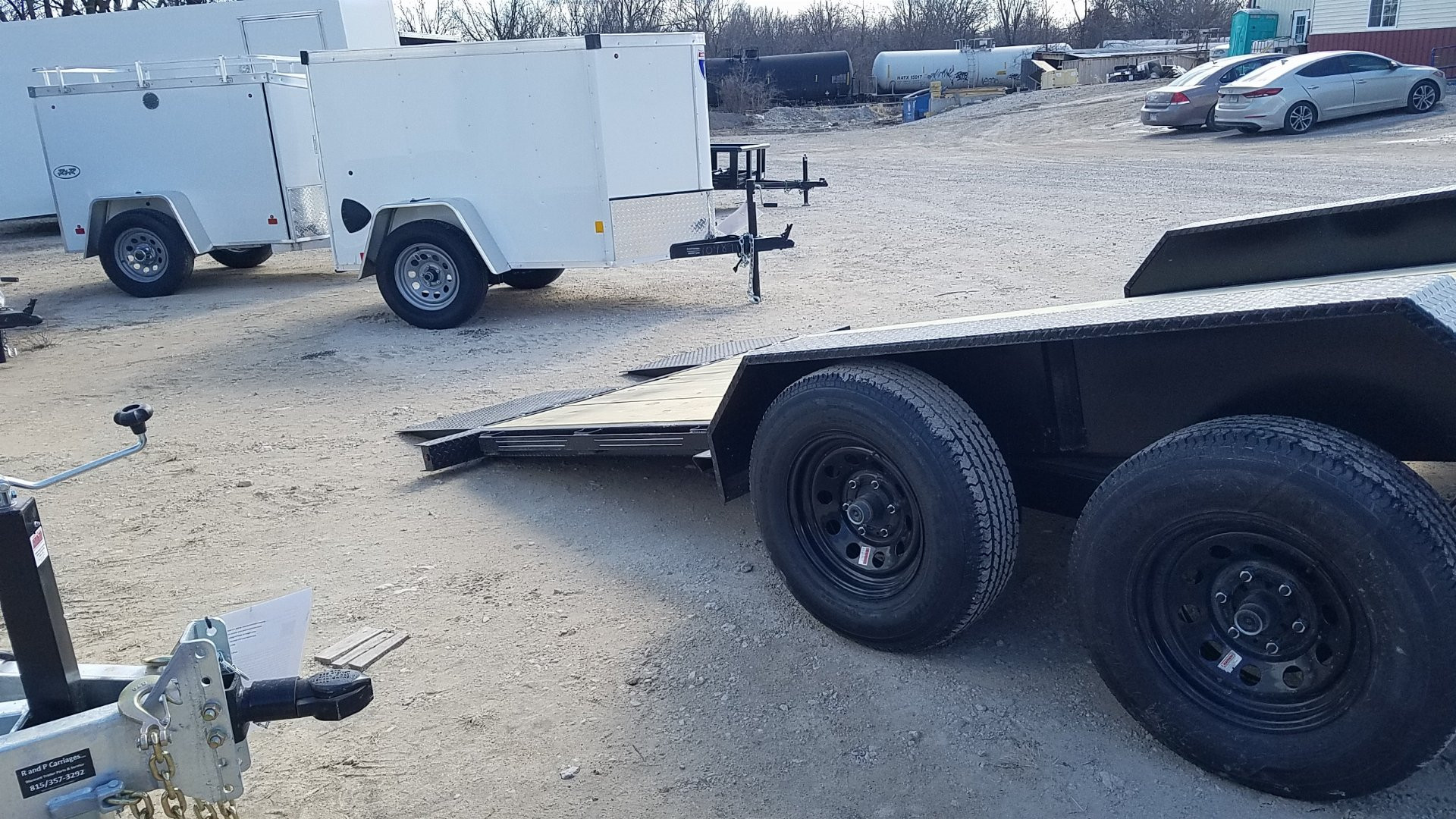 New 2025 MEB 18+4 Tilt Bed Equipment Trailer 7K