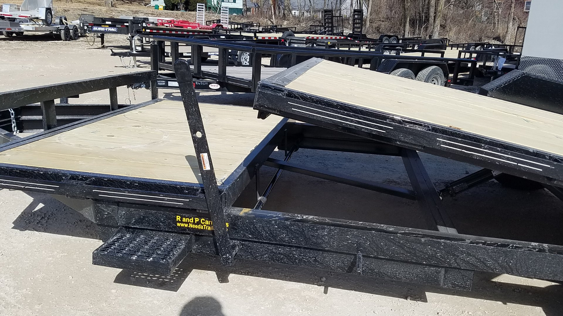 New 2025 MEB 18+4 Tilt Bed Equipment Trailer 7K