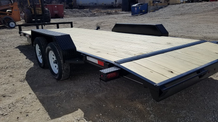 New 2025 MEB 18+4 Tilt Bed Equipment Trailer 7K
