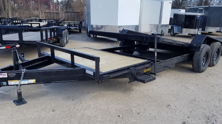 New 2025 MEB 18+4 Tilt Bed Equipment Trailer 7K