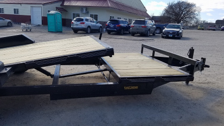 New 2025 MEB 18+4 Tilt Bed Equipment Trailer 7K