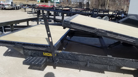 New 2025 MEB 18+4 Tilt Bed Equipment Trailer 7K