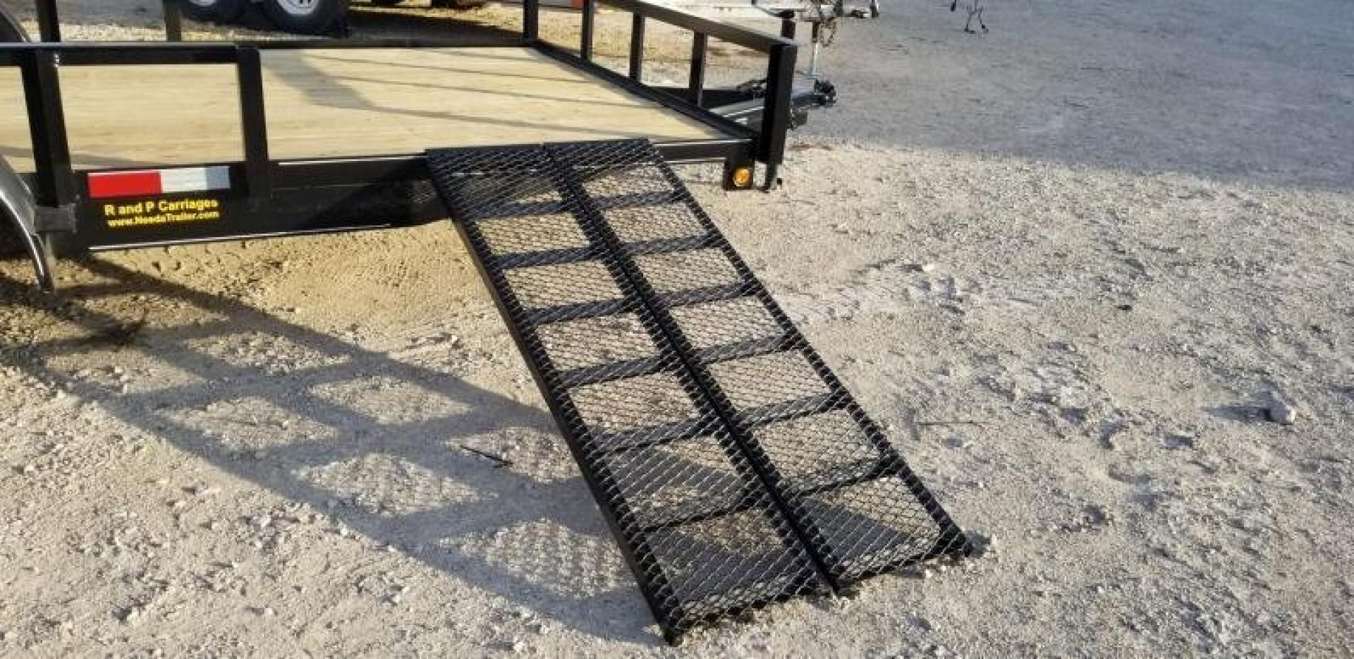 New 2026 MEB 82"x16 ATV Trailer w/Side Load Ramps Utility Trailer7K