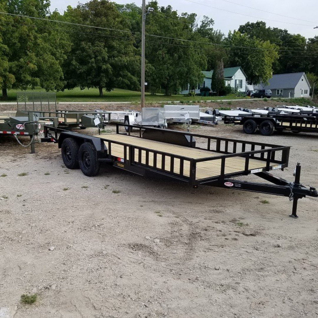 New 2026 MEB 82"x16 ATV Trailer w/Side Load Ramps Utility Trailer7K