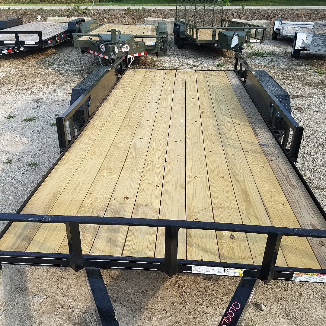 New 2026 MEB 82"x16 ATV Trailer w/Side Load Ramps Utility Trailer7K