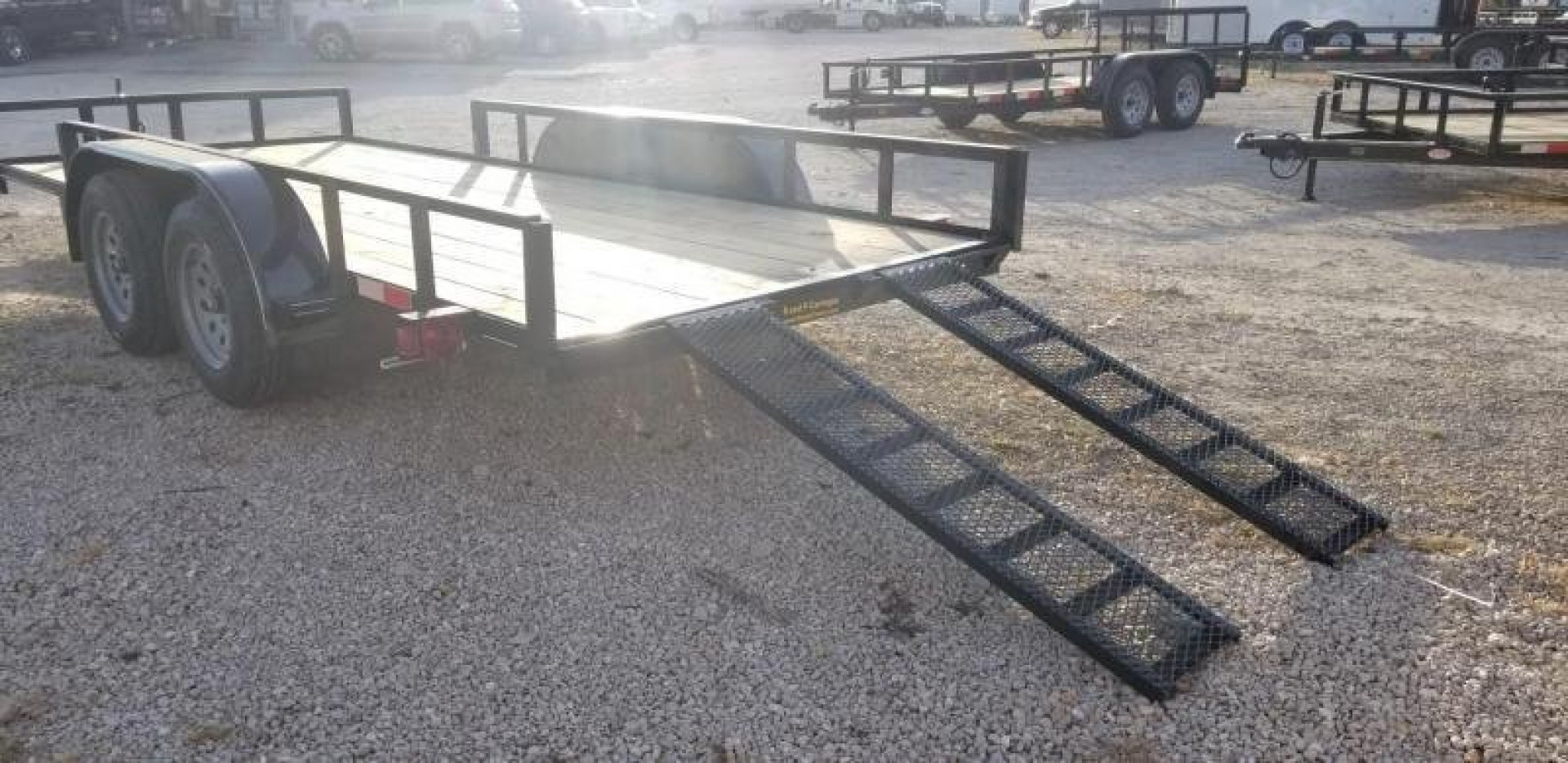 New 2026 MEB 82"x16 ATV Trailer w/Side Load Ramps Utility Trailer7K