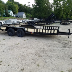 New 2026 MEB 82"x16 ATV Trailer w/Side Load Ramps Utility Trailer7K
