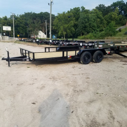 New 2026 MEB 82"x16 ATV Trailer w/Side Load Ramps Utility Trailer7K