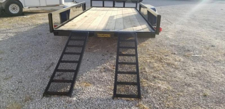 New 2026 MEB 82"x16 ATV Trailer w/Side Load Ramps Utility Trailer7K
