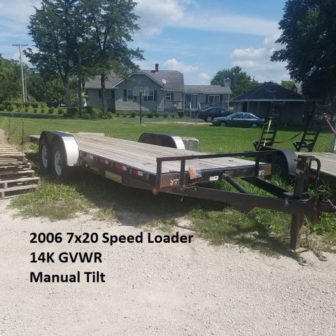 Used 2006 H&H 7x22 Speed Loader 14K . Trailer