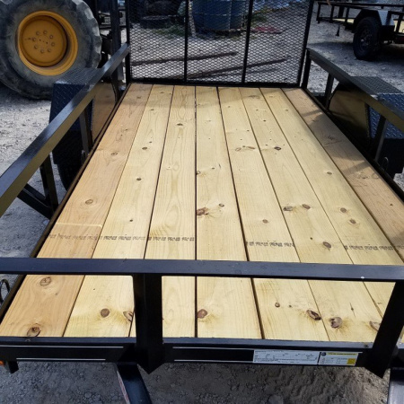 New 2026 MEB 5x10 Angle Iron Utility Trailer