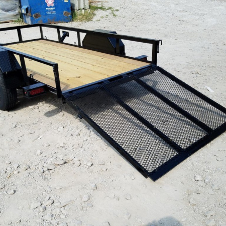 New 2026 MEB 5x10 Angle Iron Utility Trailer