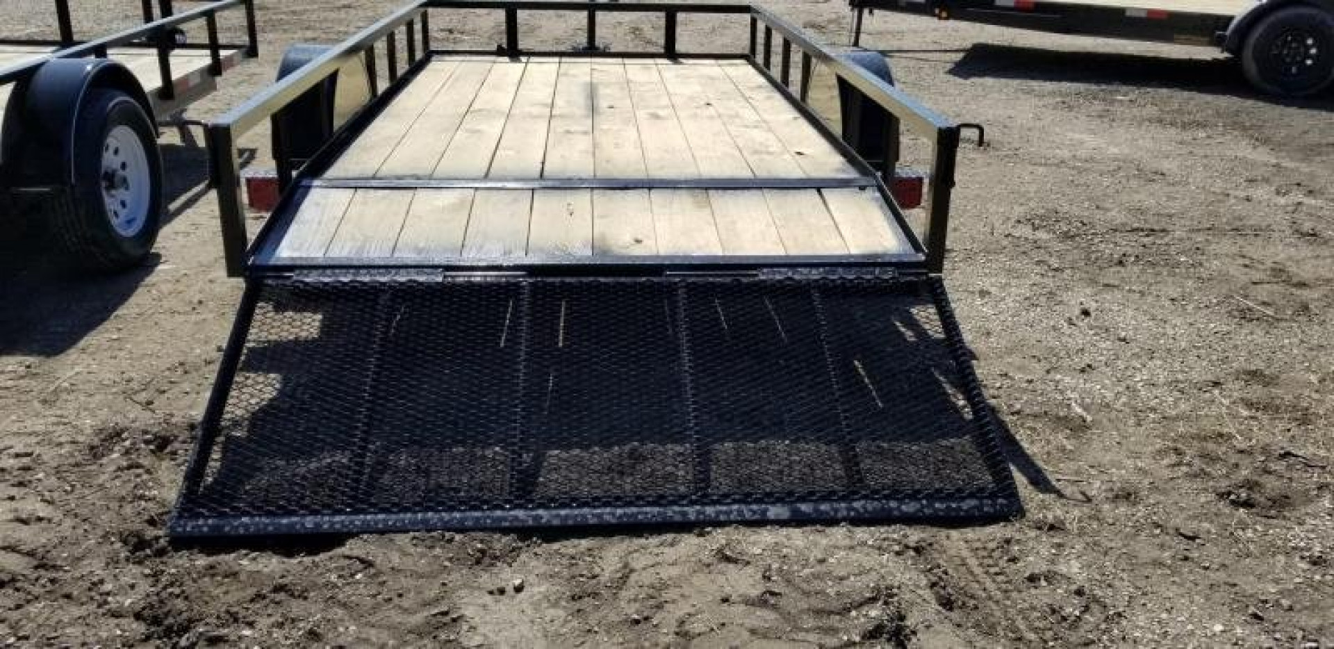 New 2024 MEB 6.4x12 Angle Iron Utility Trailer w/Gate Utility Trailer