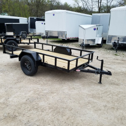New 2024 MEB 5x10 Angle IronTilt Utility Trailer