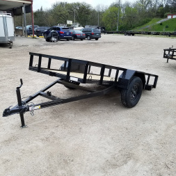 New 2024 MEB 5x10 Angle IronTilt Utility Trailer