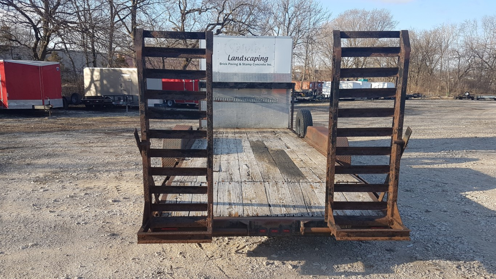 Used 2012 J&B Enterprizes 7x24 12K Equipment trailer