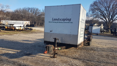 Used 2012 J&B Enterprizes 7x24 12K Equipment trailer